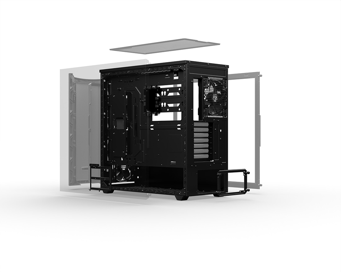 SHADOW BASE 800 FX | Black silent PC cases from be quiet!